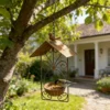 Rustic Scrollwork Bird Feeder