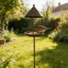 a2 Rust Garden Bird Feeder Stake