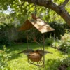 Rustic Scrollwork Bird Feeder