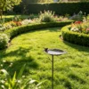 The Lotus Bird Bath Stake — Iron Garden Bird Bath