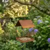 Rustic Hanging Bird Feeder for Garden Birds