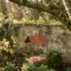 Rustic Hanging Bird Feeder for Garden Birds