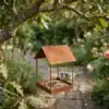 Rustic Hanging Bird Feeder for Garden Birds