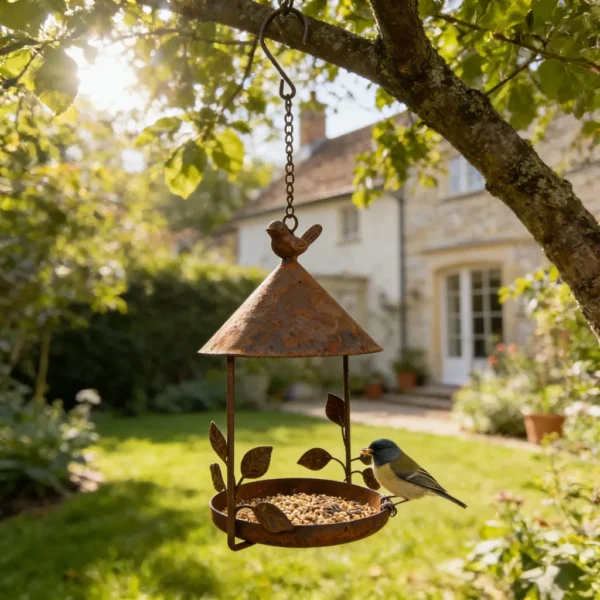 Hanging Birdhouse Feeder for Garden Birds