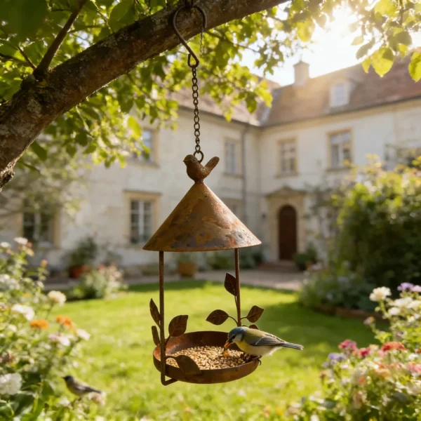 Hanging Birdhouse Feeder for Garden Birds