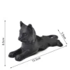The Watchful Cat Door Stop — Cast Iron Entryway Accent