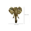 Golden Elephant Wall Key Hook for Entryway Decor