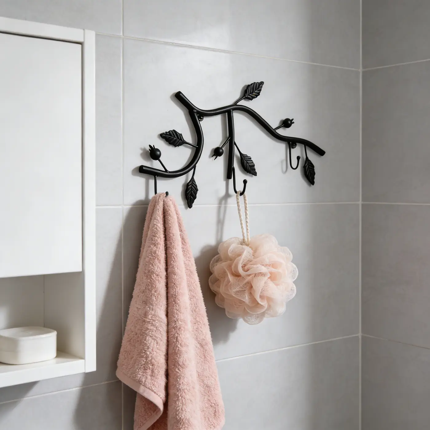 Rustic Branch Wall Hook Rack for Entryway Decor - Image 5
