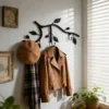 The Branch Wall Rack — Rust-Finish Iron Entryway Hook