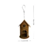Rustic Hanging House Candle Holder Lantern