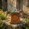 rustic-telephone-planter-02 Rustic Vintage Telephone Planter for Garden Decor