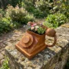 rustic-telephone-planter-07 Rustic Vintage Telephone Planter for Garden Decor