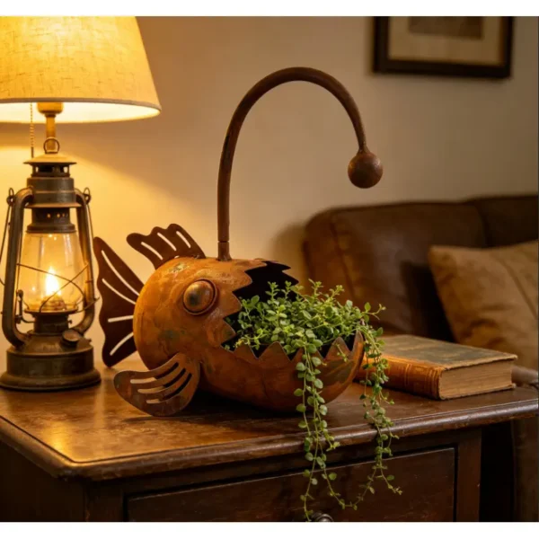 Rusty Lanternfish Planter