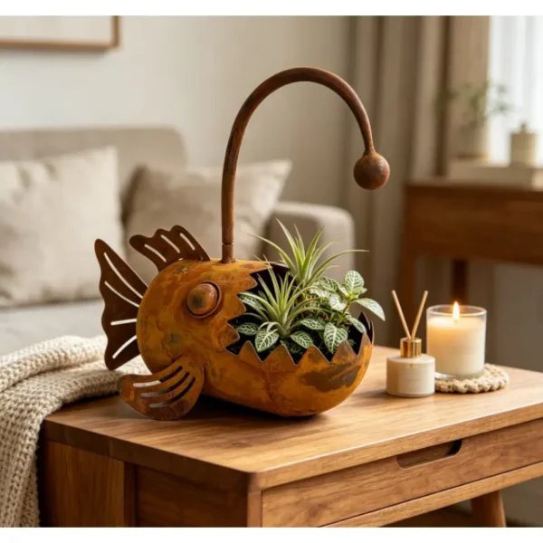 Rusty Lanternfish Planter