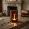 anchor-candle-holder-07 Rustic Anchor Candle Holder for Coastal Tabletop Decor