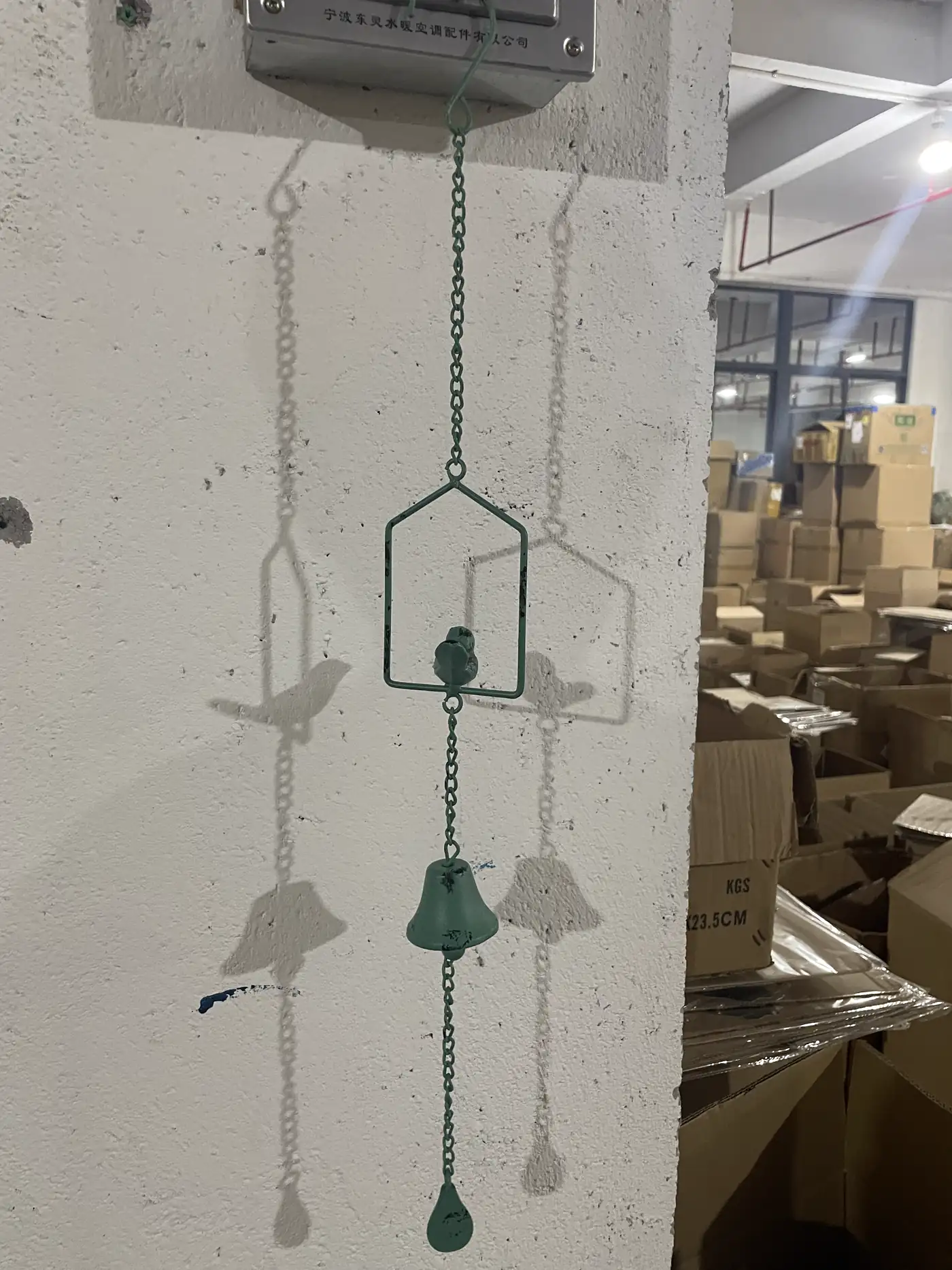 Cast Iron Bird Wind Chime for Garden and Porch Decor - Image 6