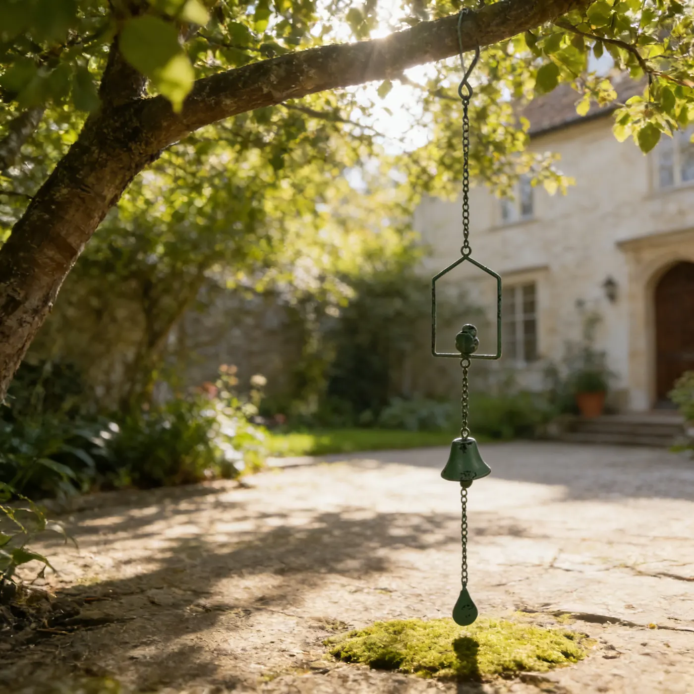 Cast Iron Bird Wind Chime for Garden and Porch Decor - Image 9