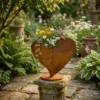 heart-window-planter-02 Rustic Heart-Shaped Planter Box for Garden and Patio Decor