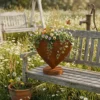 heart-window-planter-08 Rustic Heart-Shaped Planter Box for Garden and Patio Decor
