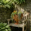 heart-window-planter-10 Rustic Heart-Shaped Planter Box for Garden and Patio Decor