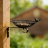The Mesh Bird Feeder Tray — Black Iron Garden Feeder