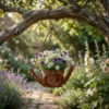rustic-horseshoe-hanging-planter-07 The Horseshoe Hanging Planter — Rust-Finish Iron Planter