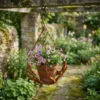 rustic-horseshoe-hanging-planter-10 The Horseshoe Hanging Planter — Rust-Finish Iron Planter