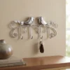 The Two-Bird Key Hook — Silver Iron Entryway Hook
