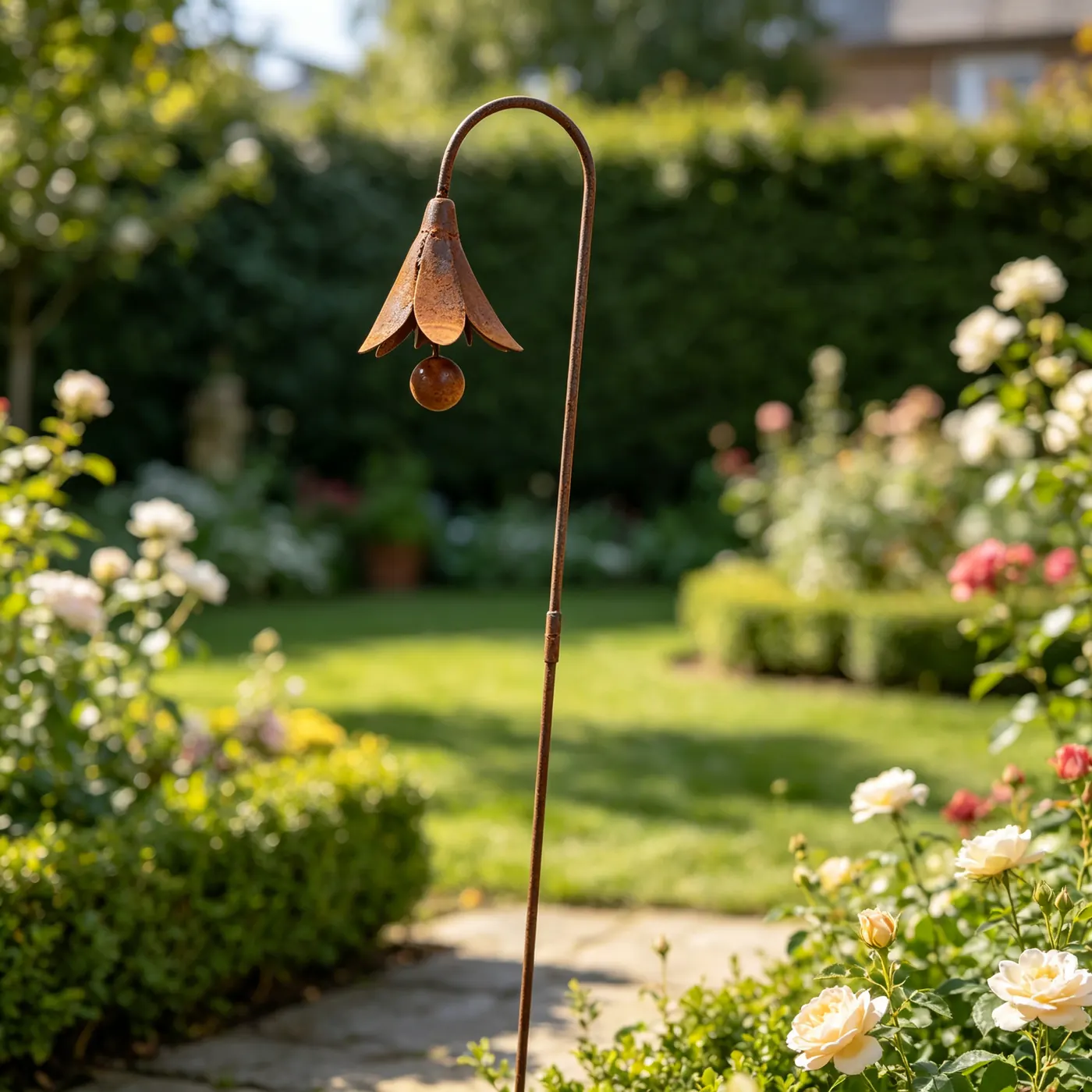 Single Bluebell Flower Garden Stake for Outdoor Decor - Image 2