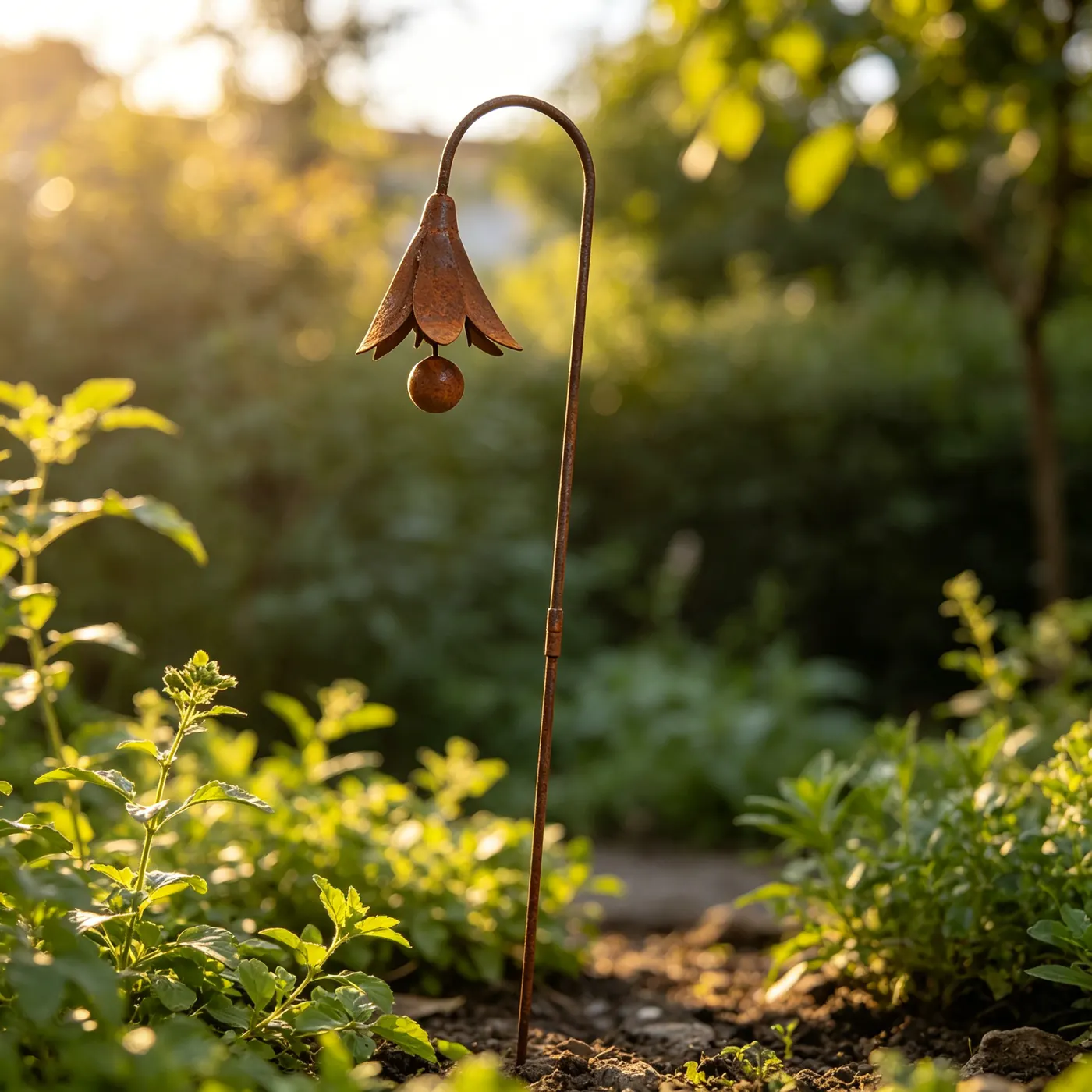 Single Bluebell Flower Garden Stake for Outdoor Decor - Image 5