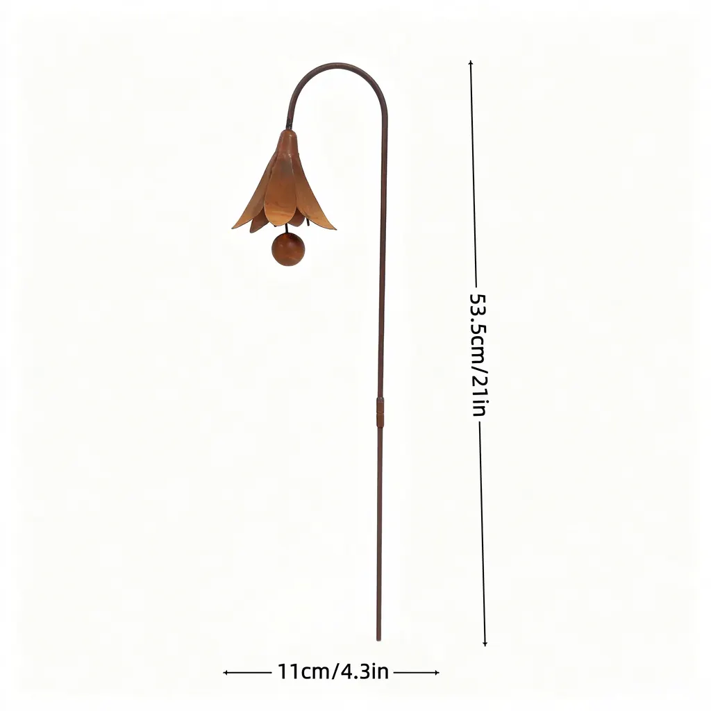 Single Bluebell Flower Garden Stake for Outdoor Decor - Image 10