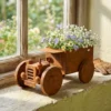 train-planter-05 Rustic Train Planter for Garden and Patio Decor