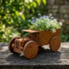 train-planter-06 Rustic Train Planter for Garden and Patio Decor