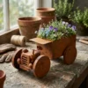 train-planter-09 Rustic Train Planter for Garden and Patio Decor