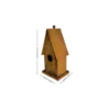 Rustic hanging house birdhouse for garden birds