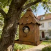07_rusty-birdhouse Rustic hanging birdhouse for garden birds