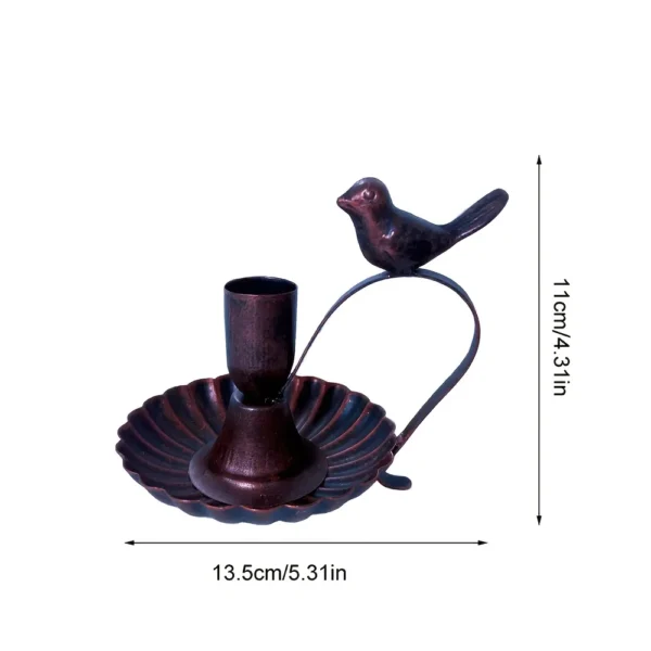 vintage bird shaped iron candle holder with handle vintage bird shaped iron candle holder with handle