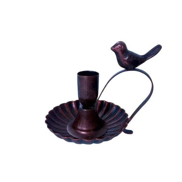 vintage bird shaped iron candle holder with handle vintage bird shaped iron candle holder with handle