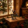 Western cowboy riding horse tabletop decor