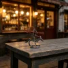 Western cowboy riding horse tabletop decor