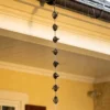 Bronze bee shaped iron rain chain for garden and outdoor decor