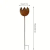 temu-lotus-ground-candle-holder-03 Rustic lotus flower ground stake candle holder for garden decor
