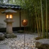 temu-lotus-ground-candle-holder-08 Rustic lotus flower ground stake candle holder for garden decor