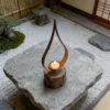 Rustic Teardrop Iron Candle Holder for Tabletop Decor - image 6