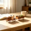 Rustic Iron Tractor Planter for Garden and Home Decor - image 1