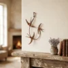 three-swallow-wall-art-02 Rustic Three-Swallow Wall Art for Entryway and Living Room