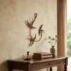 three-swallow-wall-art-06 Rustic Three-Swallow Wall Art for Entryway and Living Room