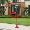 American Vintage Post Mailbox 1 American vintage post mailbox front view