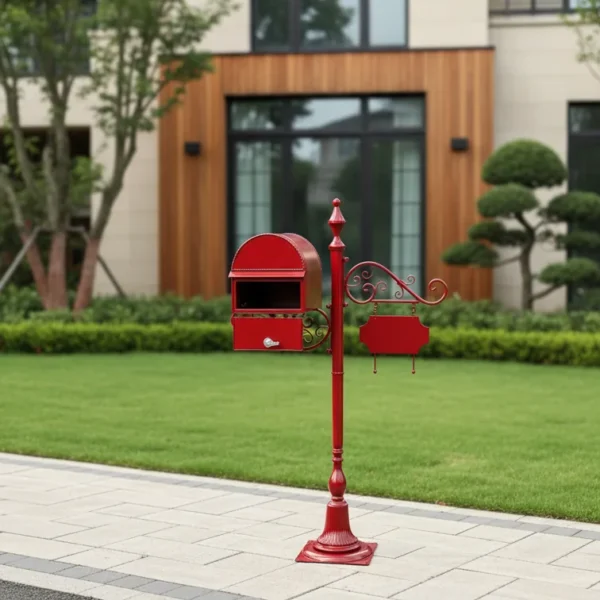 American Vintage Post Mailbox 1 American vintage post mailbox front view