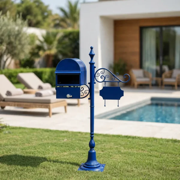 American Vintage Post Mailbox 6 American vintage post mailbox outdoor view